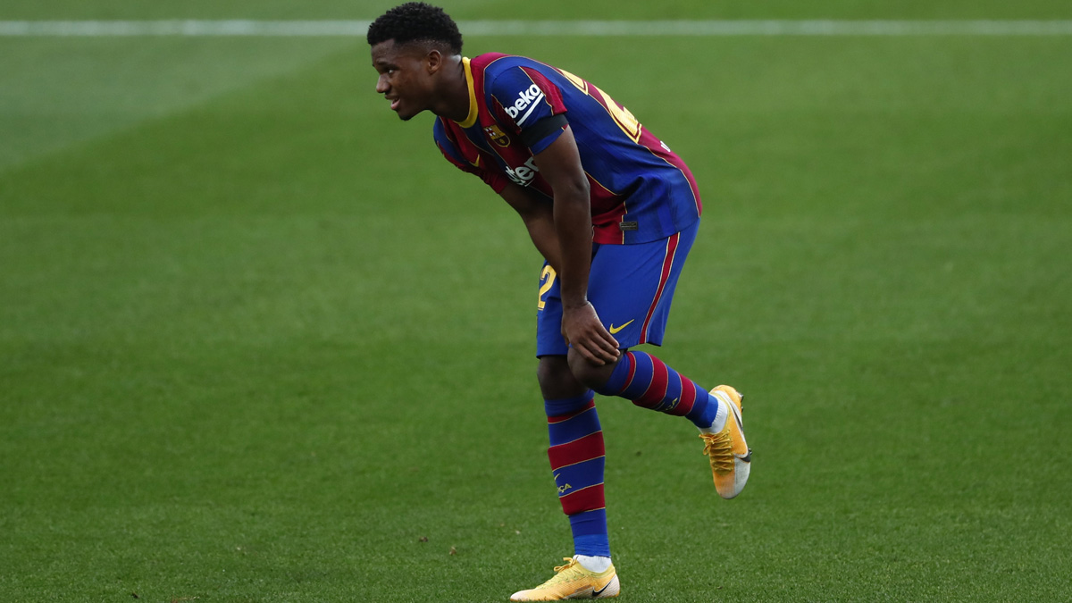 Barcelona'da Ansu Fati'den k�t� haber geldi