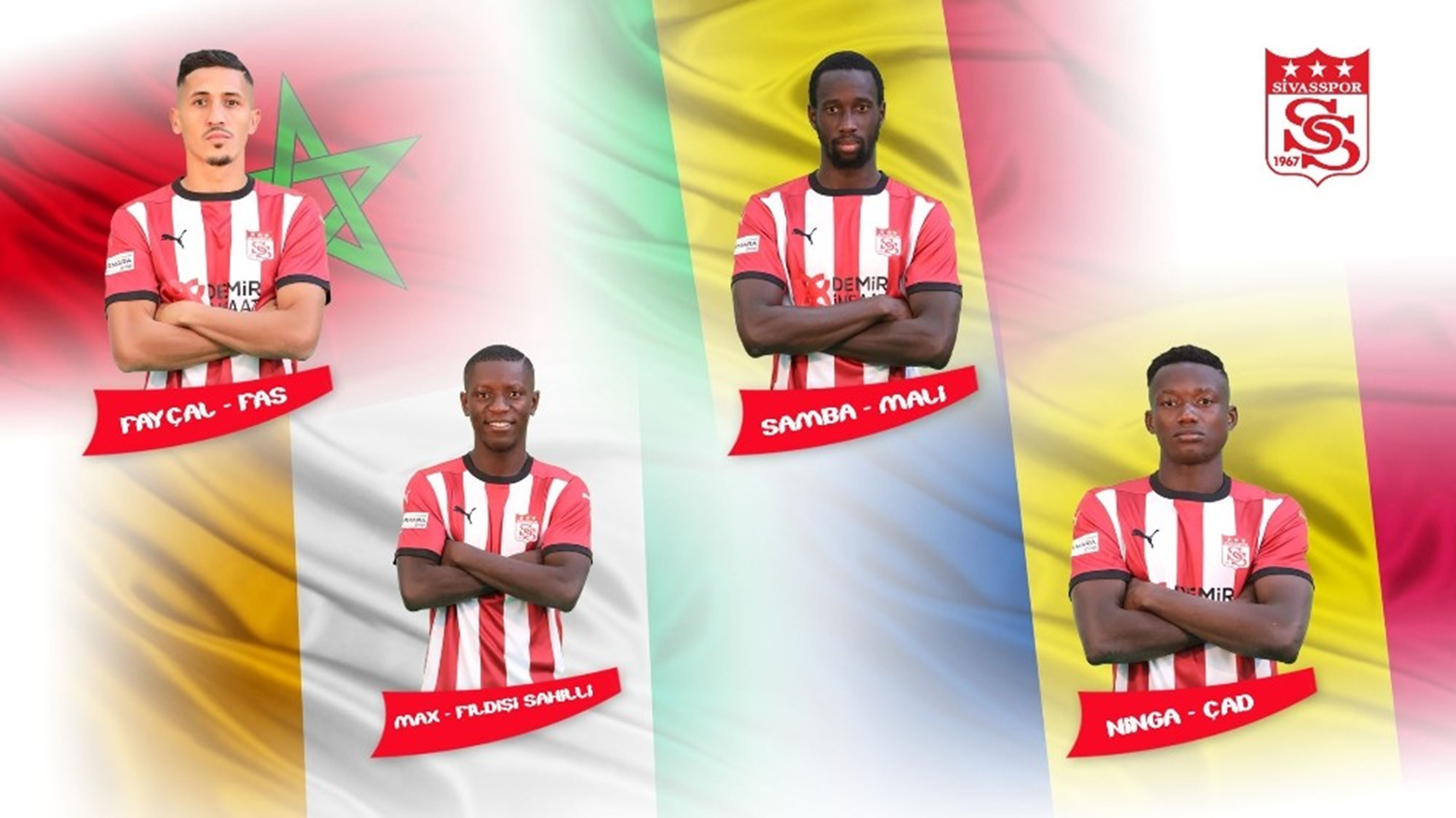 Sivasspor'un 4 yabanc�s�na milli tak�m daveti