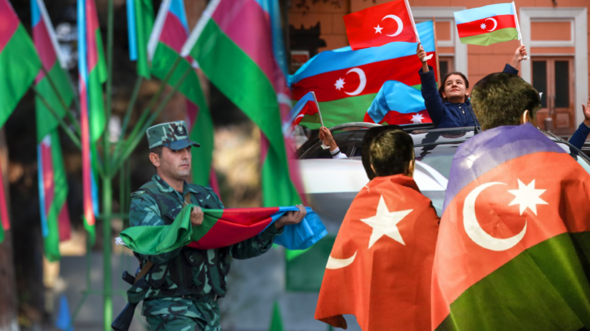 Halk sevin�ten soka�a d�k�ld�: Ya�as�n Azerbaycan, ya�as�n T�rk ordusu!