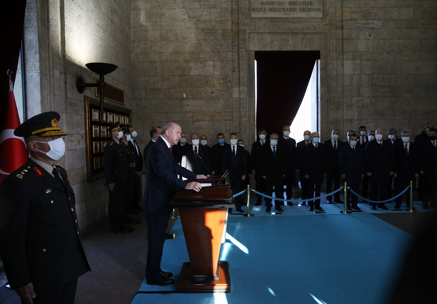 Ba�kan Erdo�an An�tkabir �zel Defteri'ne bunlar� yazd�