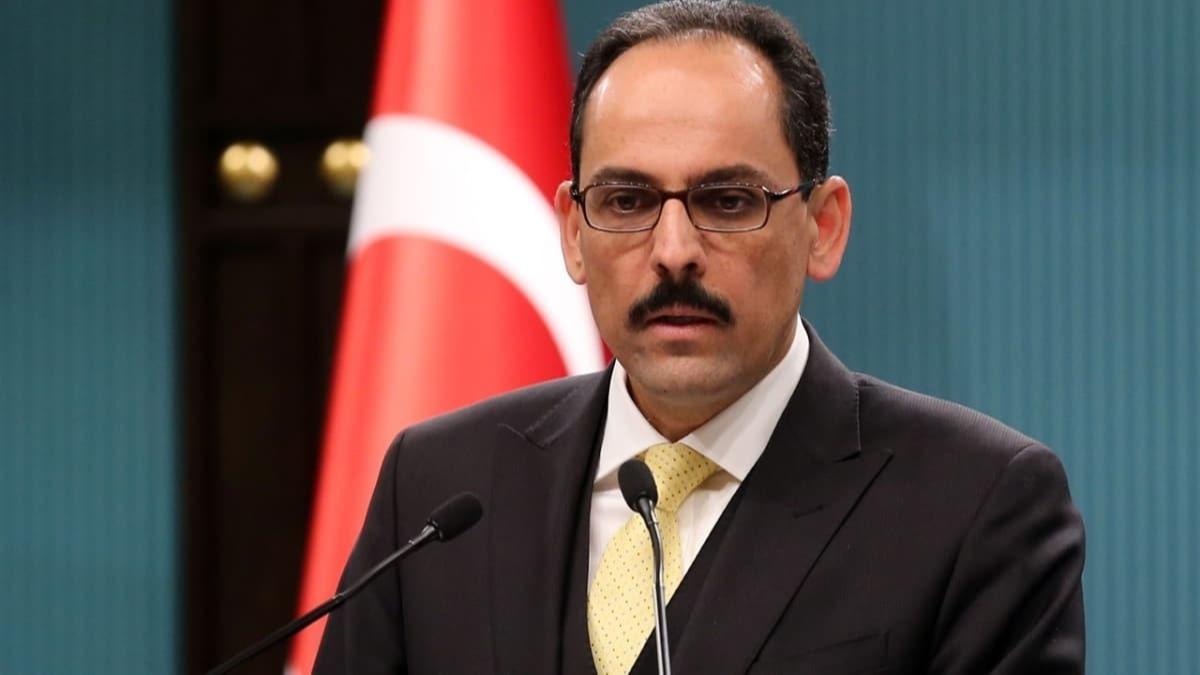Cumhurbakanl Szcs Kaln, Halilzad' kabul etti: Trkiye gerekli katky sunmaya hazr