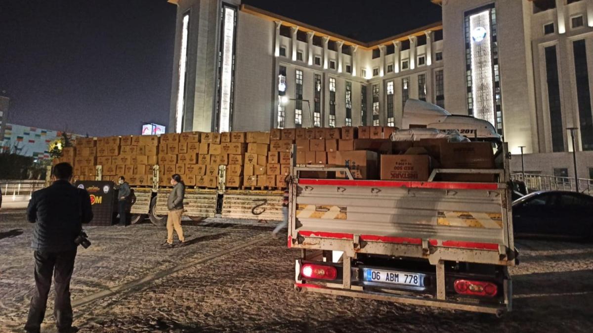 Ankara'da kaak ttn operasyonu: 6,5 ton ele geirildi