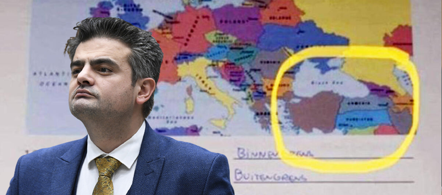 Hollanda'da skandal Trkiye haritas! 'Ryanzda grrsnz!'