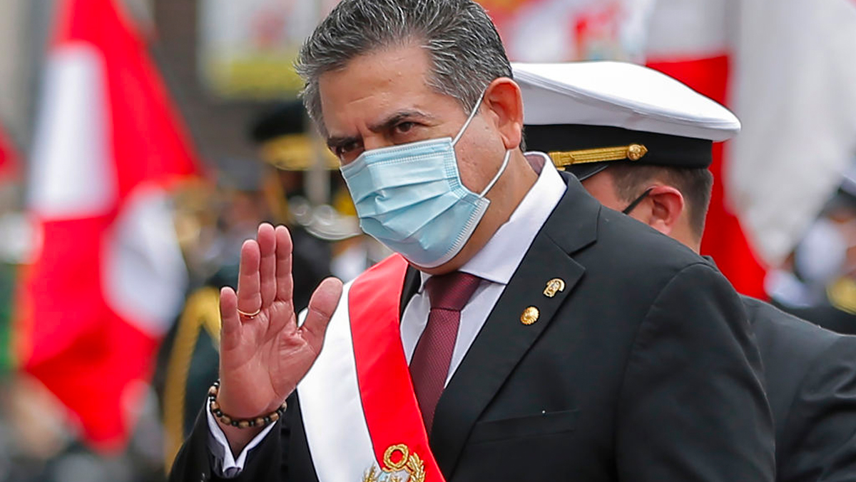 Peru'da ge�ici devlet ba�kanl��� g�revine gelen Merino istifa etti�ini duyurdu