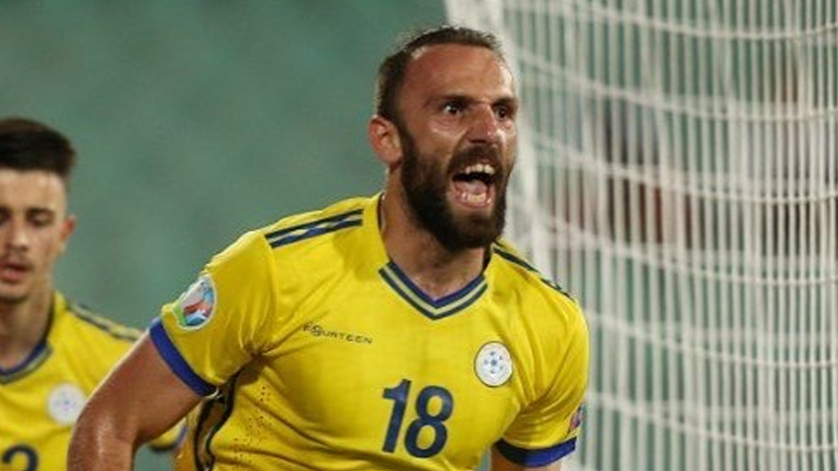 Slovenya kar��s�nda Vedat Muriqi'in gol� Kosova'ya yetmedi