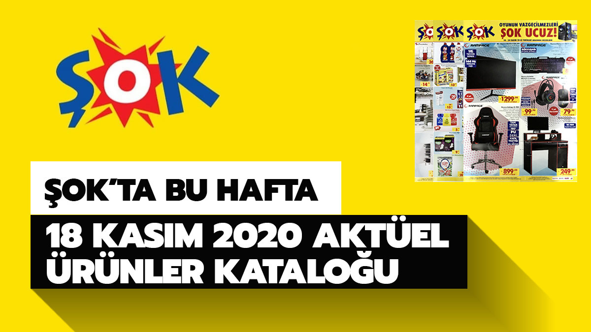 �OK'a bu hafta neler geldi? 18 Kas�m 2020 �OK akt�el �r�nler katalo�u