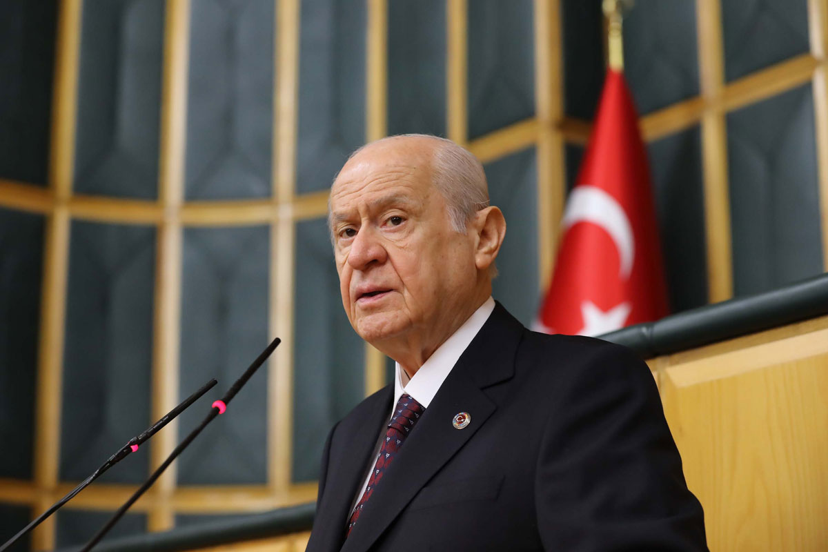 MHP Lideri Bah�eli'den Davuto�lu'na ret!