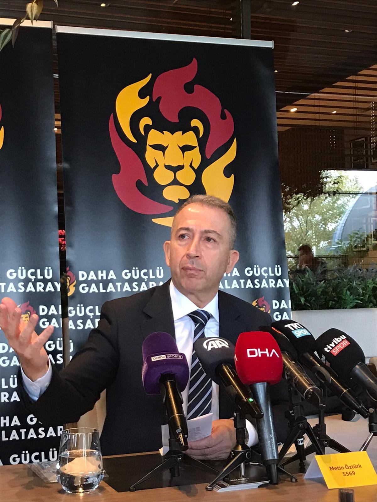 Galatasaray Ba�kan Aday� Metin �zt�rk projelerini anlatt�