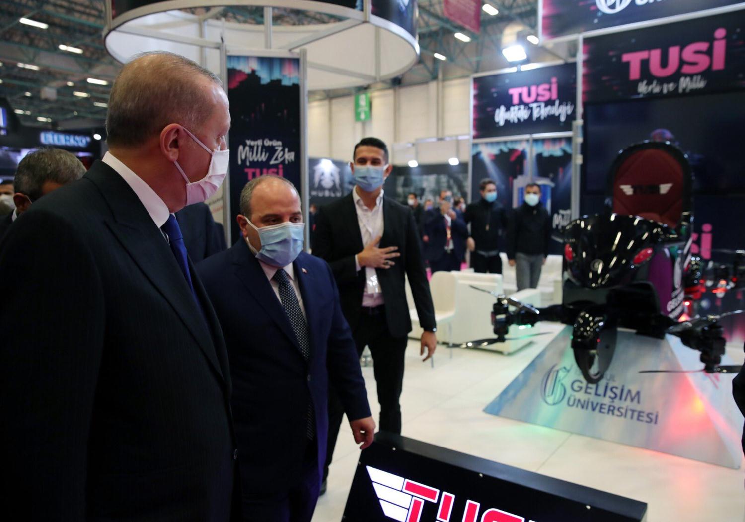 Ba�kan Erdo�an TUS�'yi inceledi! '�n�allah bu s�reci ba�ar�ya ula�t�raca��z'