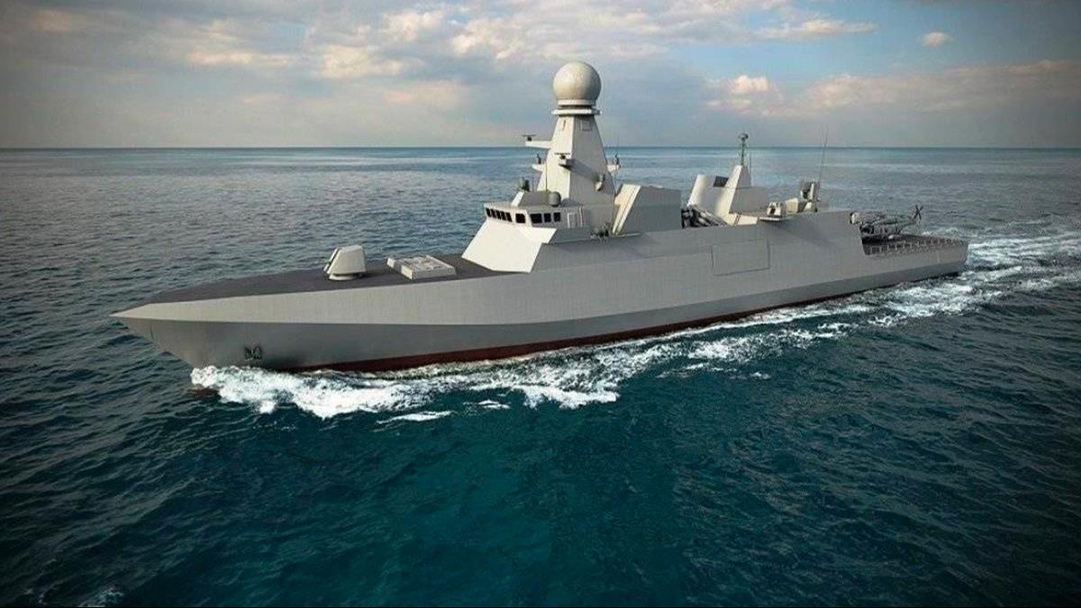 Katar'n yeni hava savunma korveti deniz denemelerine balad