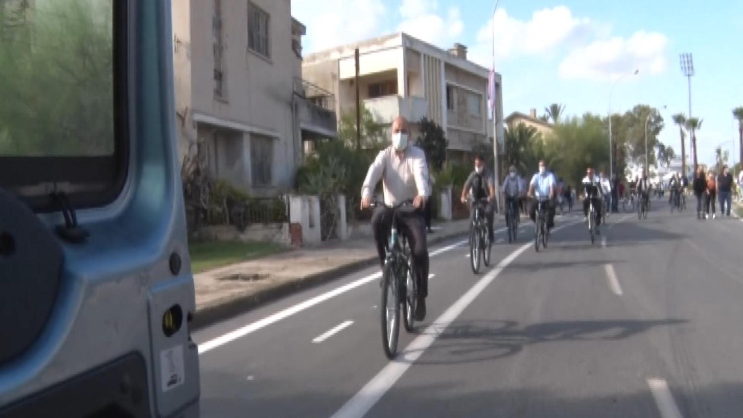 KKTC'de heyecanland�ran anlar! Mara�'ta 46 y�l sonra pedallar d�nd�