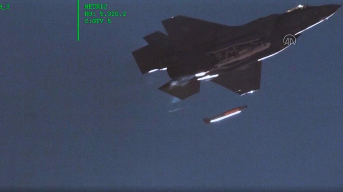 ABD ilk kez F-35A sava uanda test etti