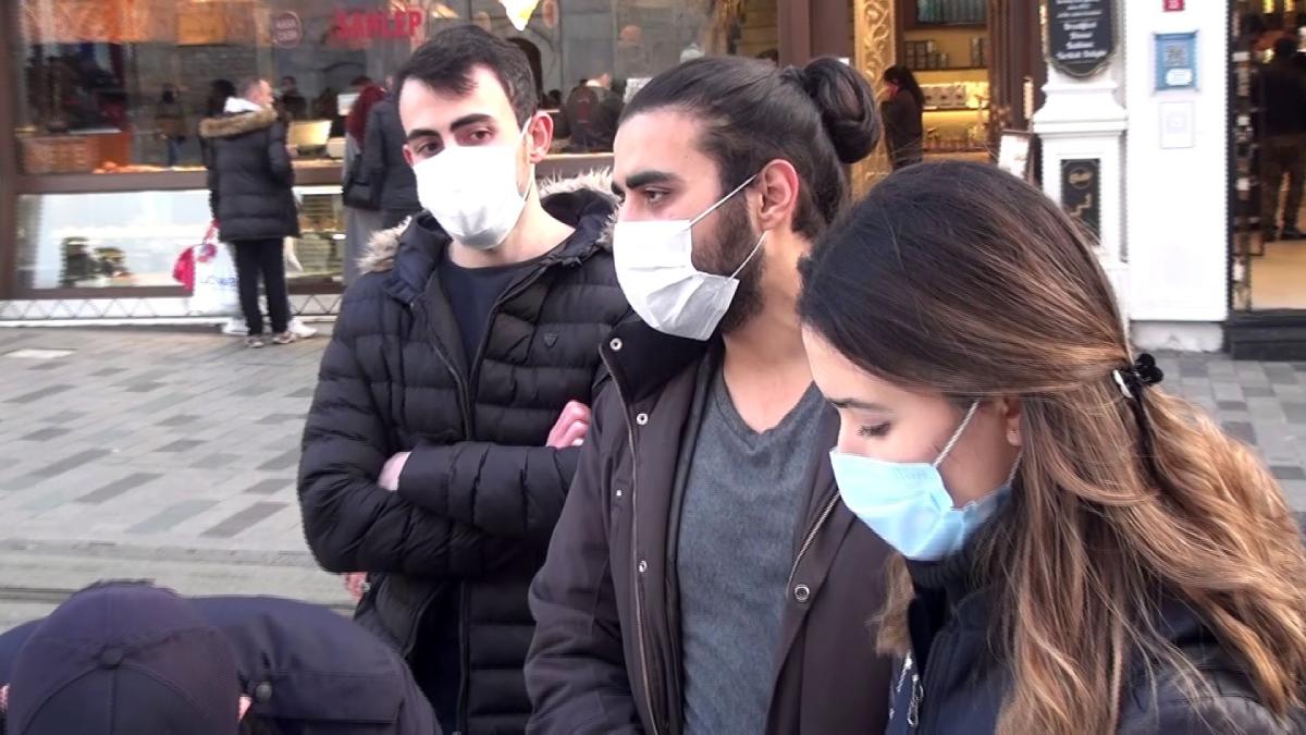 Maske takmad 900 lira ceza yazld: teki tarafta greceiz