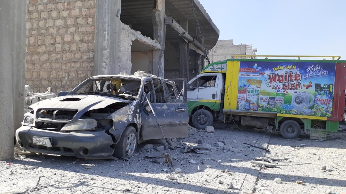 Suriye'nin kuzeyindeki El Bab'da bombal terr saldrs