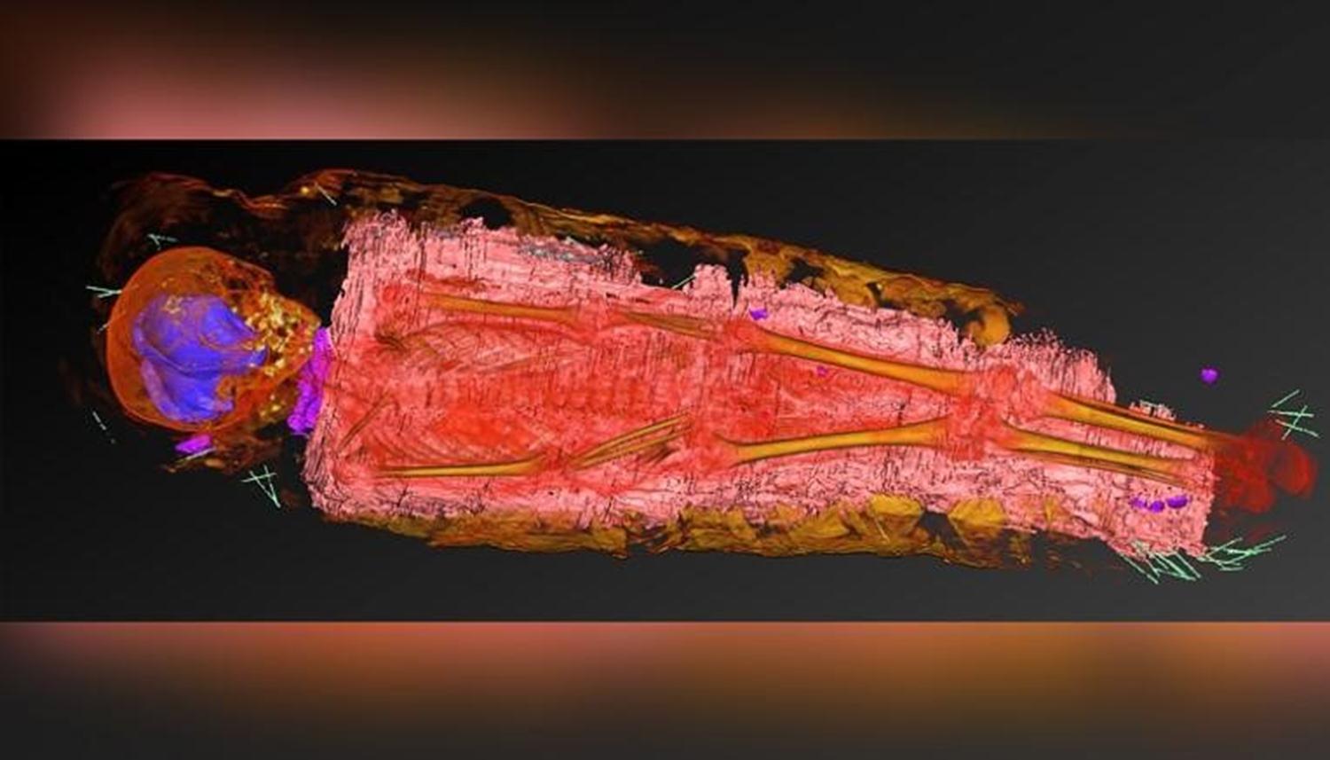 Antik M�s�r mumyas�n� X ���n�yla tarayan bilim insanlar�n� �a��rtan ke�if