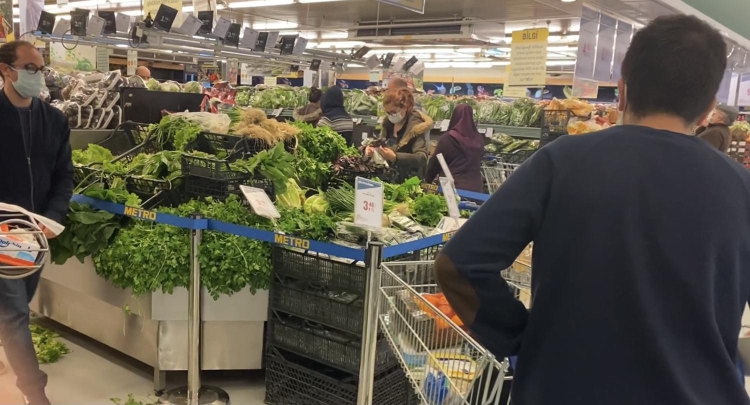 Marketlerde yo�unluk olu�tu