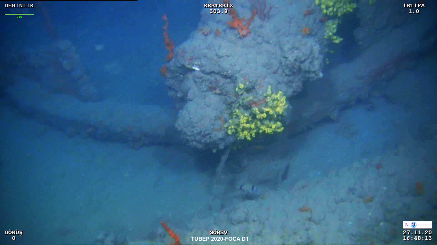 T�rkiye'den s�rpriz ke�if! Deniz sava��n�n olmad��� b�lgede sava� gemisi bulduk