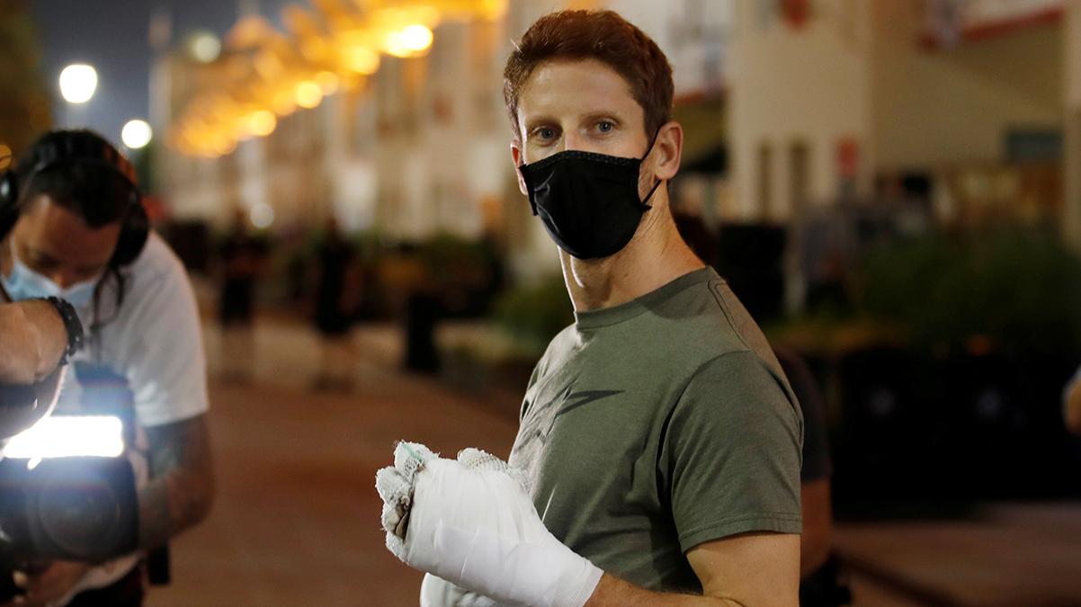 Romain Grosjean, Abu Dabi Grand Prix'sinde yok