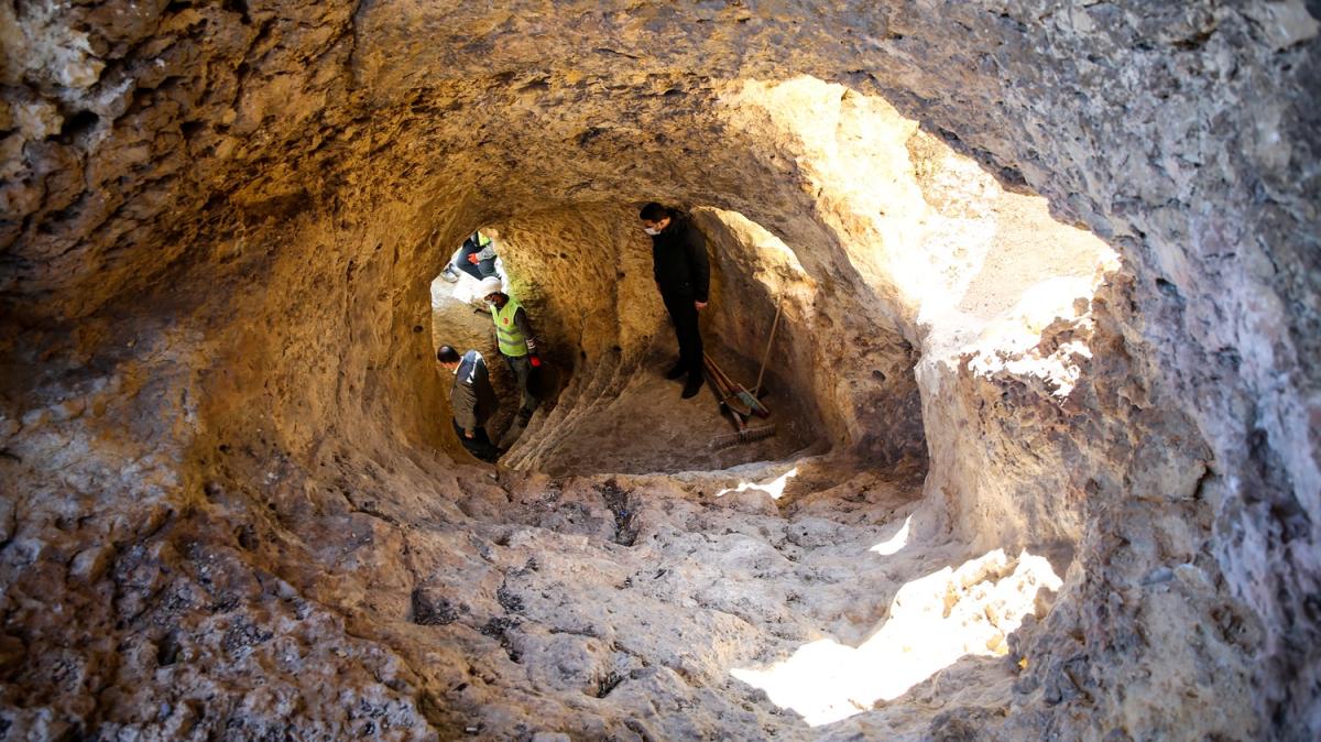 Hazrlklar balad... 'Peygamberler diyar'ndaki asrlk tneller turizme kazandrlacak