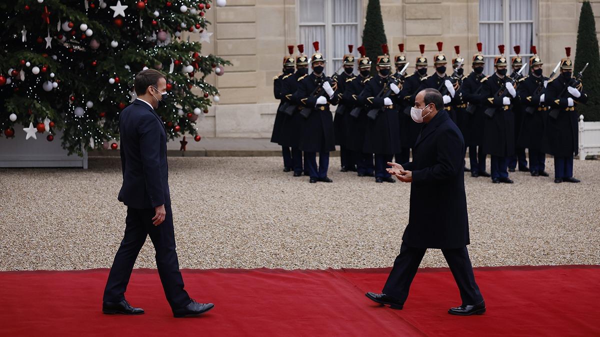 Macron'a 'Sisi' tepkisi! ''Hayret ediyoruz''