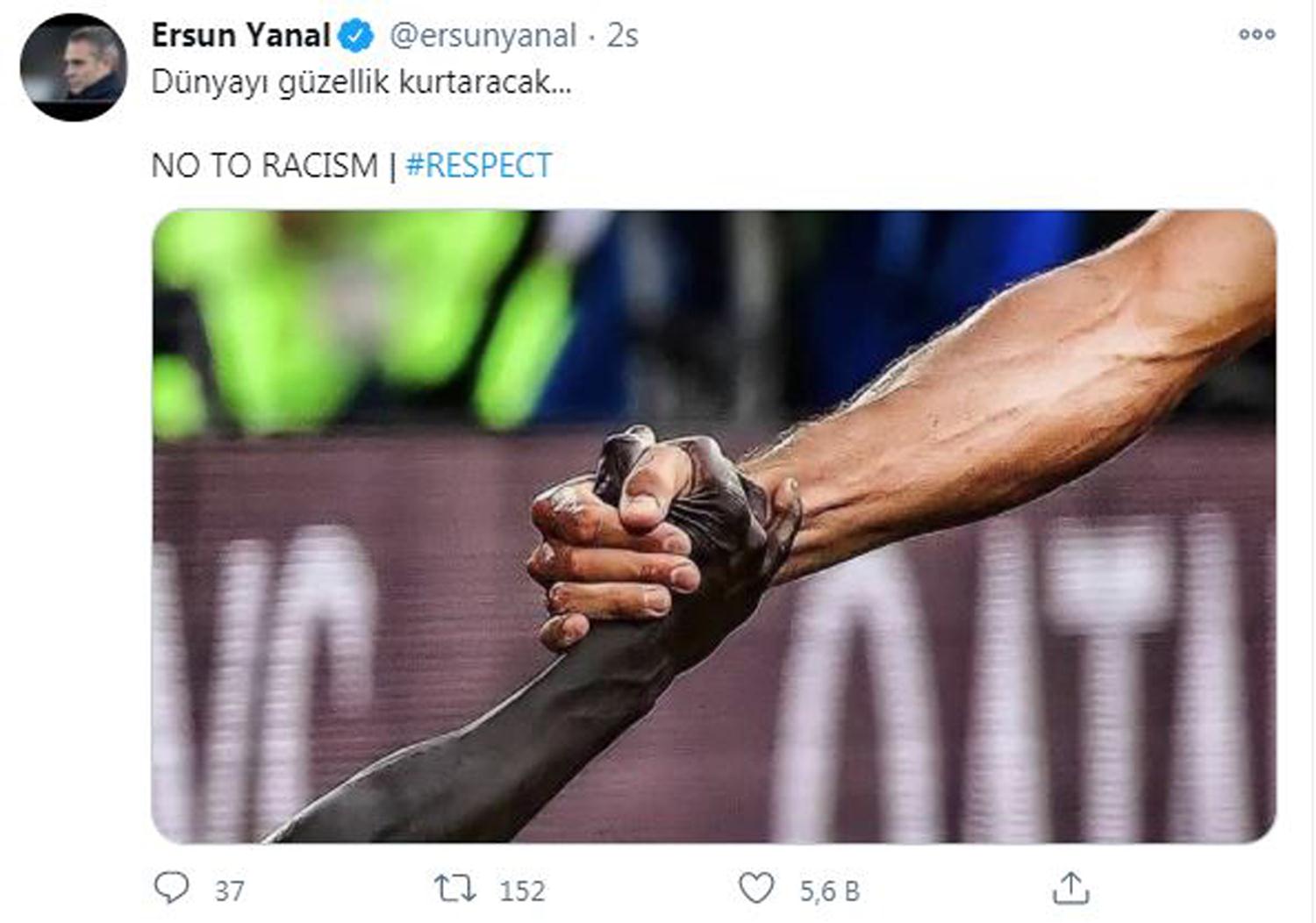 Ersun Yanal'dan Webo'ya destek: 'D�nyay� g�zellik kurtaracak'