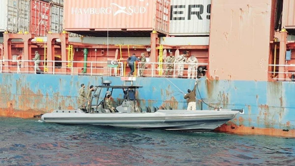 Hafter gleri tarafndan alkonulan Trk gemisi serbest brakld 