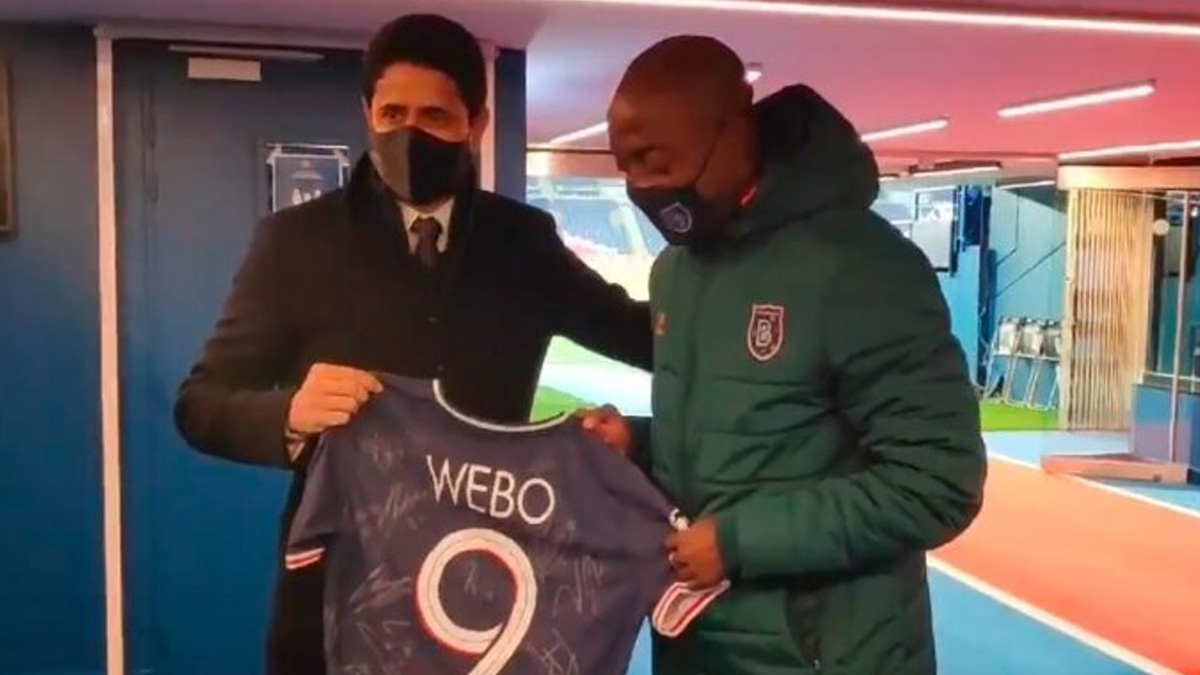 Webo'ya PSG Ba�kan� Nasser Al-Khelaifi'den �zel forma