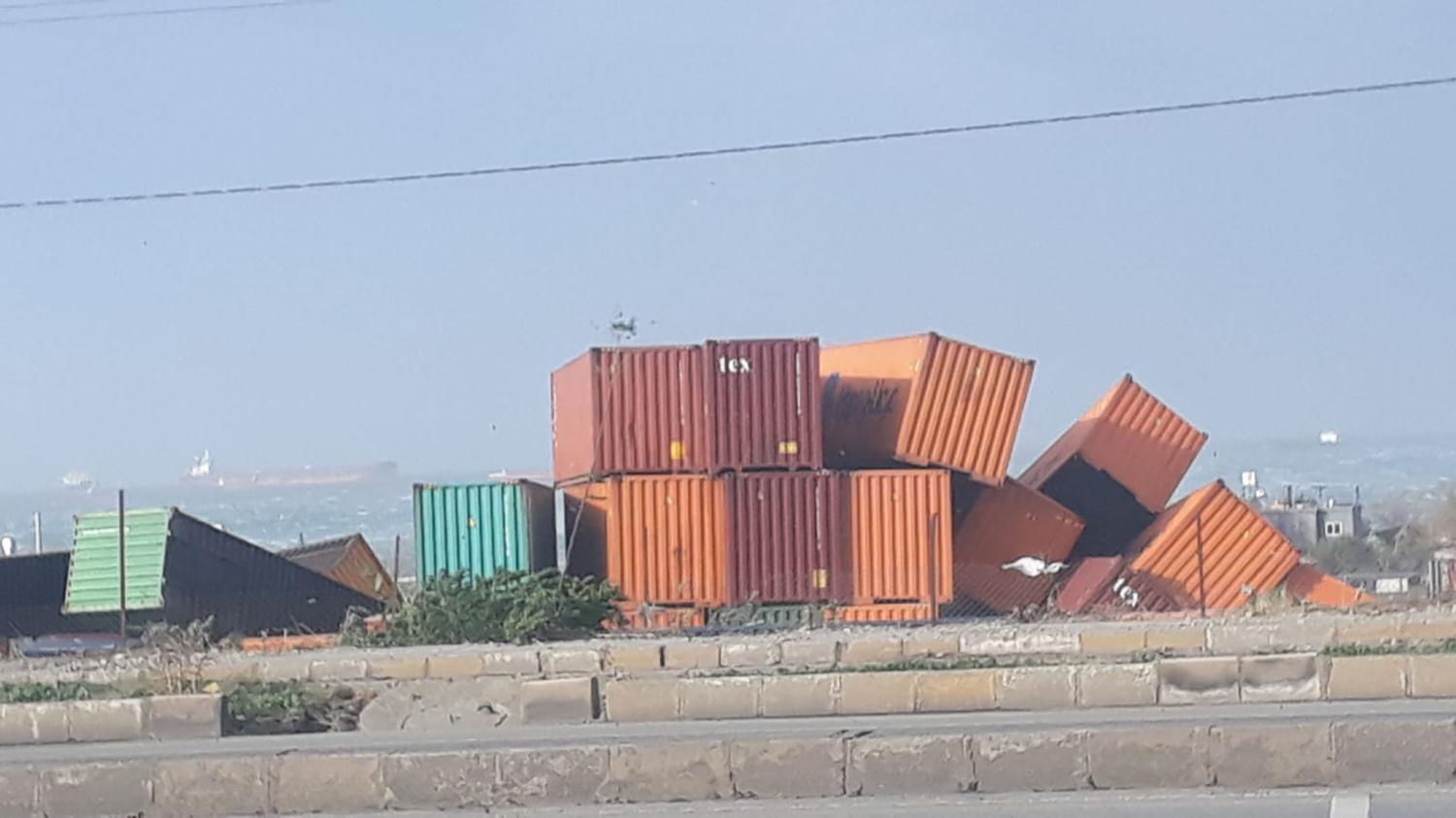 �skenderun'da kuvvetli f�rt�na