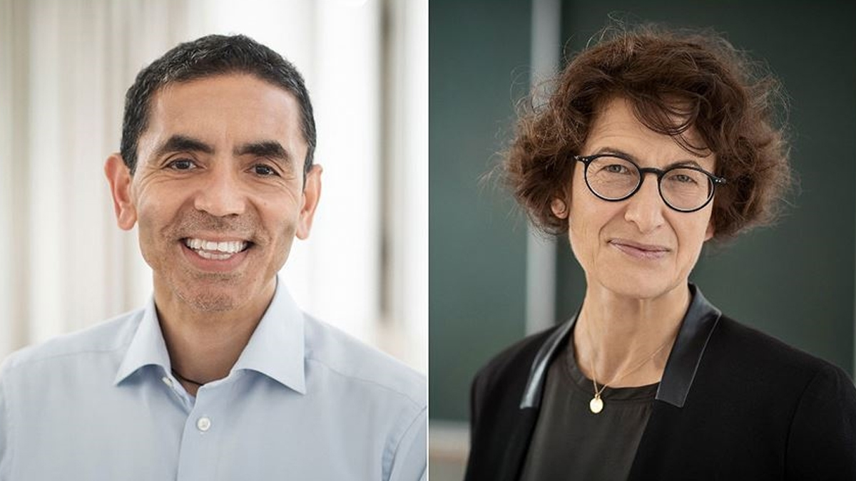 Kovid-19 a��s�n� bulan Prof. Dr. �ahin ve T�reci 'Y�l�n Ki�isi �d�l�'ne lay�k g�r�ld�