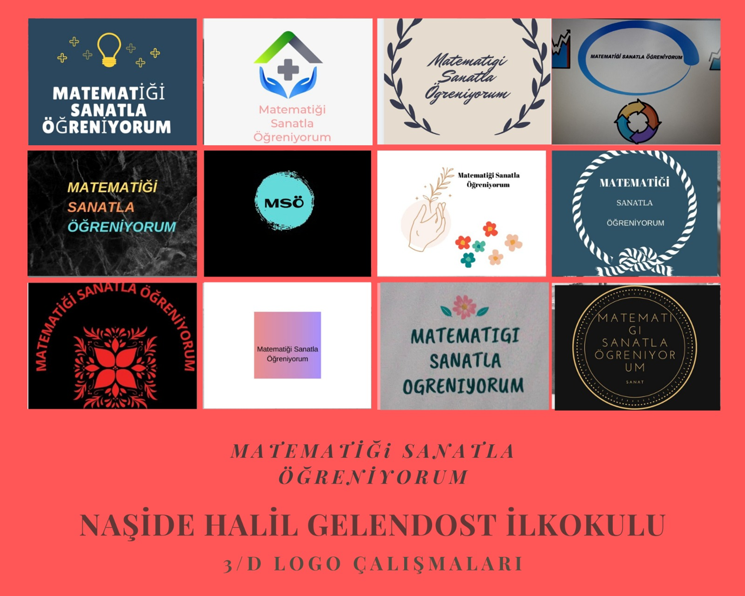 Matemati�i sanatla harmanlay�p, e�lendirirken ��reten proje