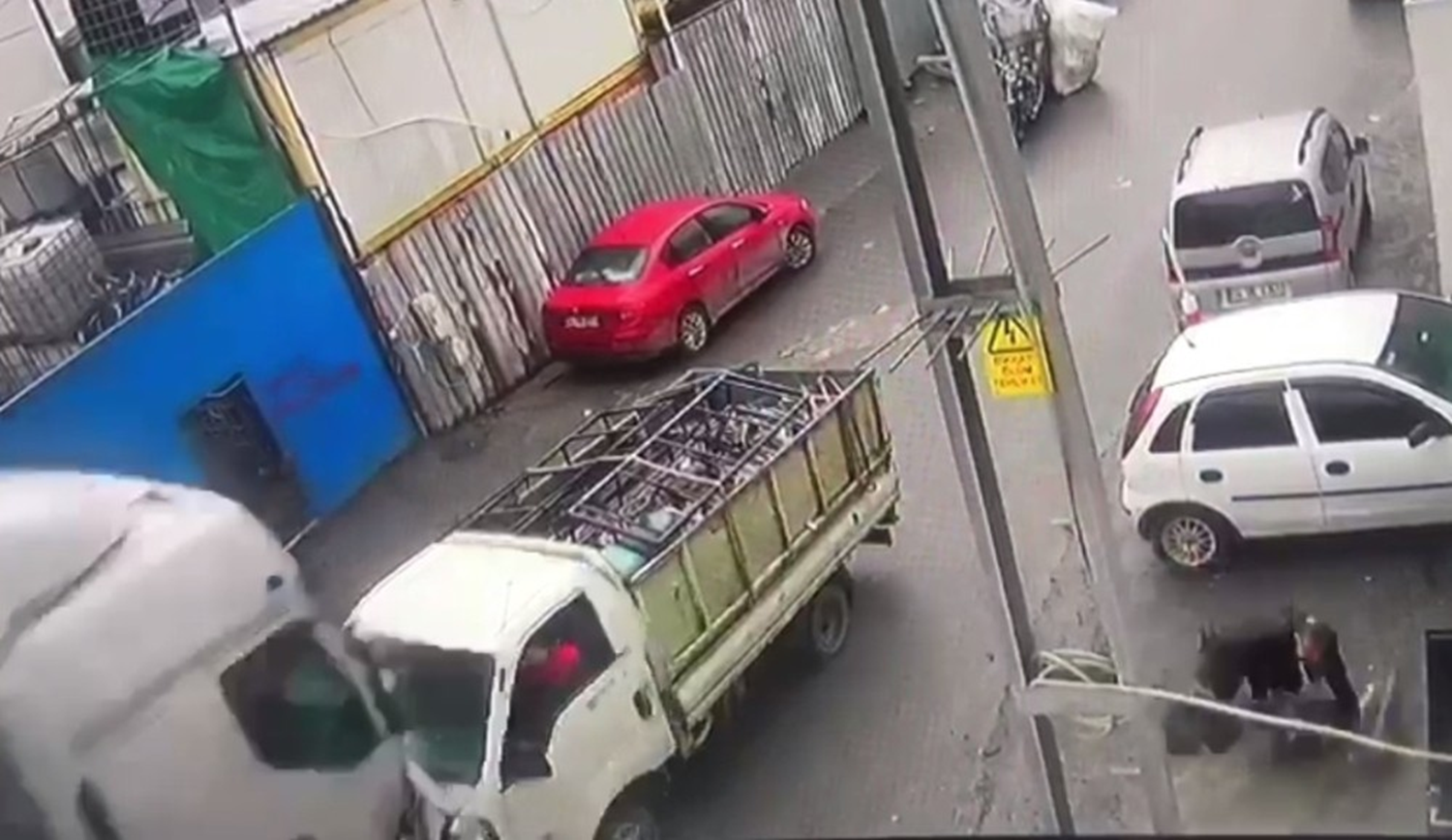 Alkoll� s�r�c� deh�et sa�t�... O anlar saniye saniye kaydedildi