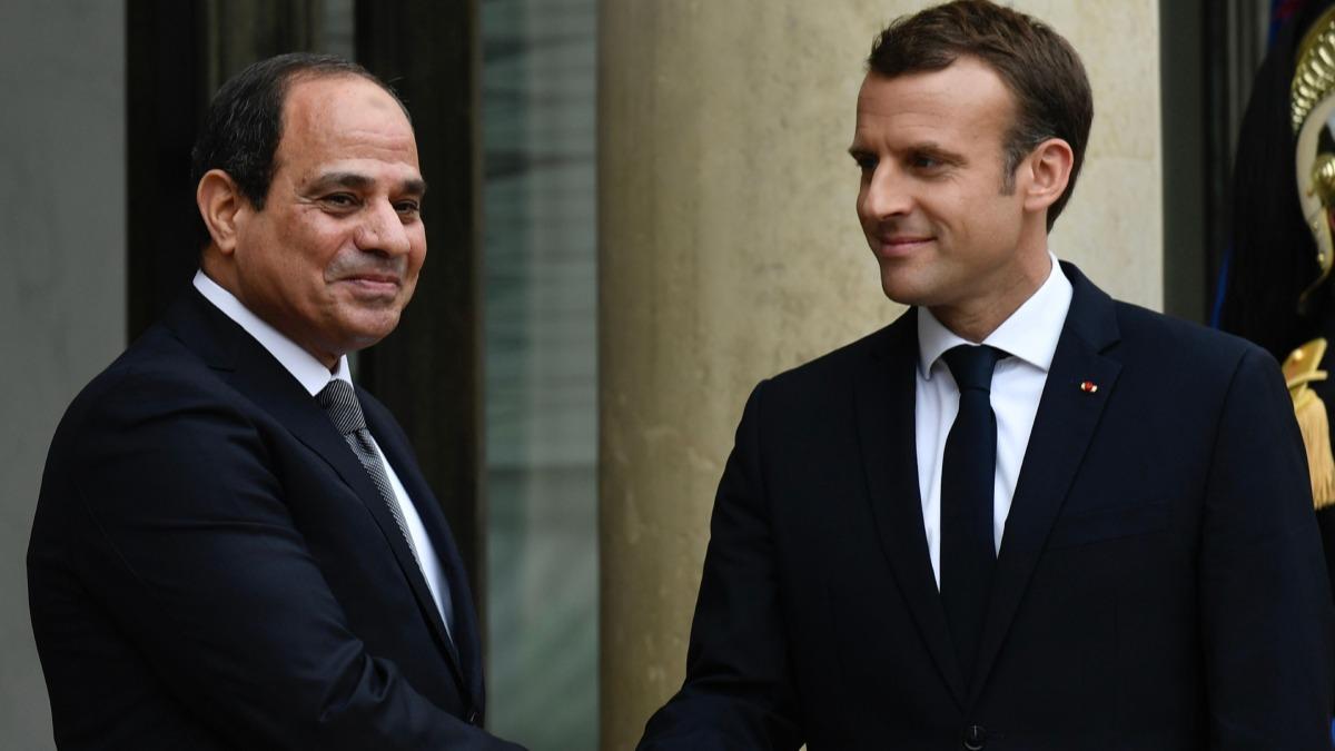 Sisi'den Kovid-19'a yakalanan Macron'a ''gemi olsun'' mesaj
