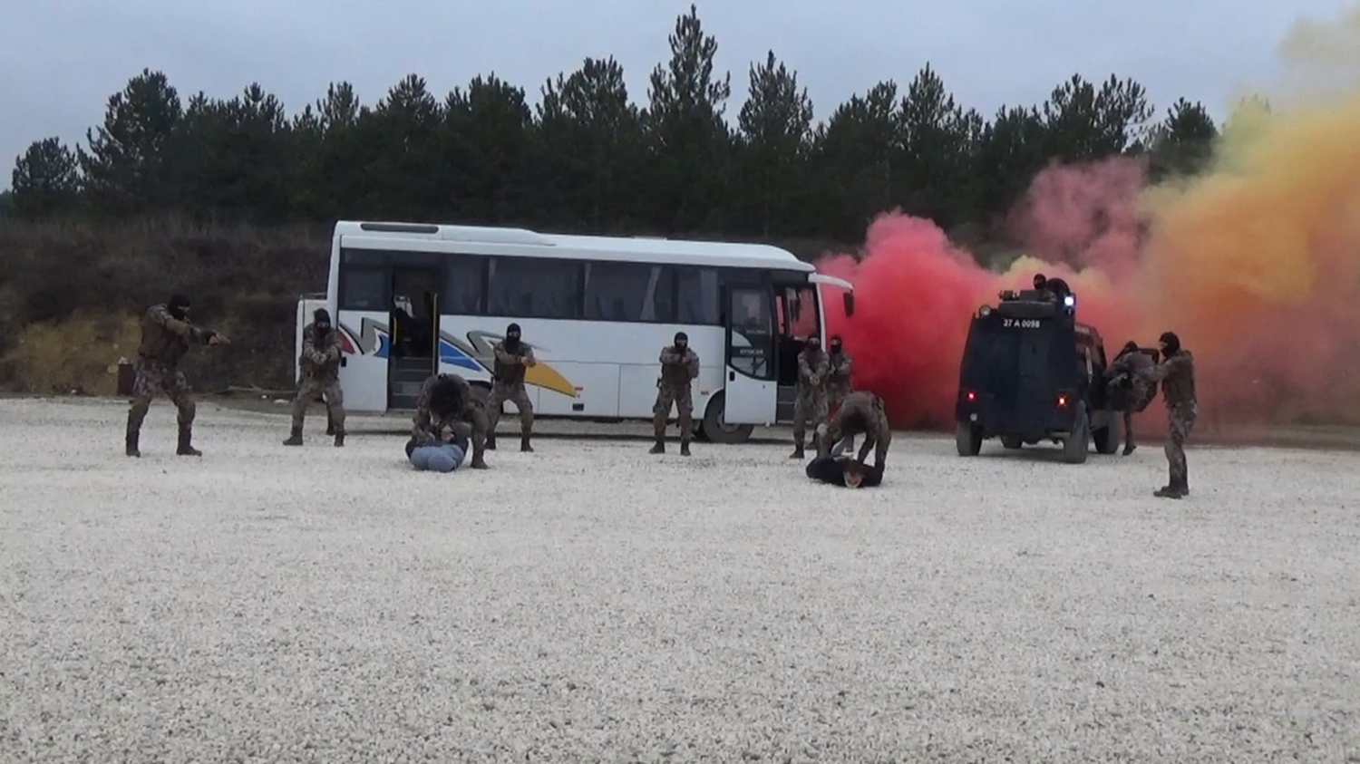 Kastamonu'da P�H'lerin nefes kesen tatbikat�