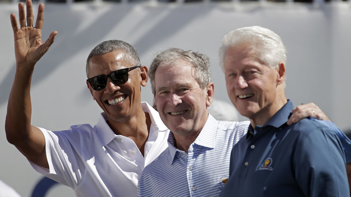 ABD'li eski ba�kanlar Kovid-19 a��s�n� kamera kar��s�nda olacak