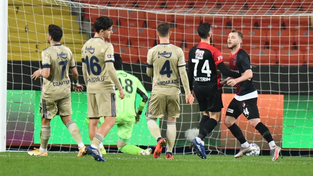 Ma sonucu: Gaziantep FK 3-1 Fenerbahe