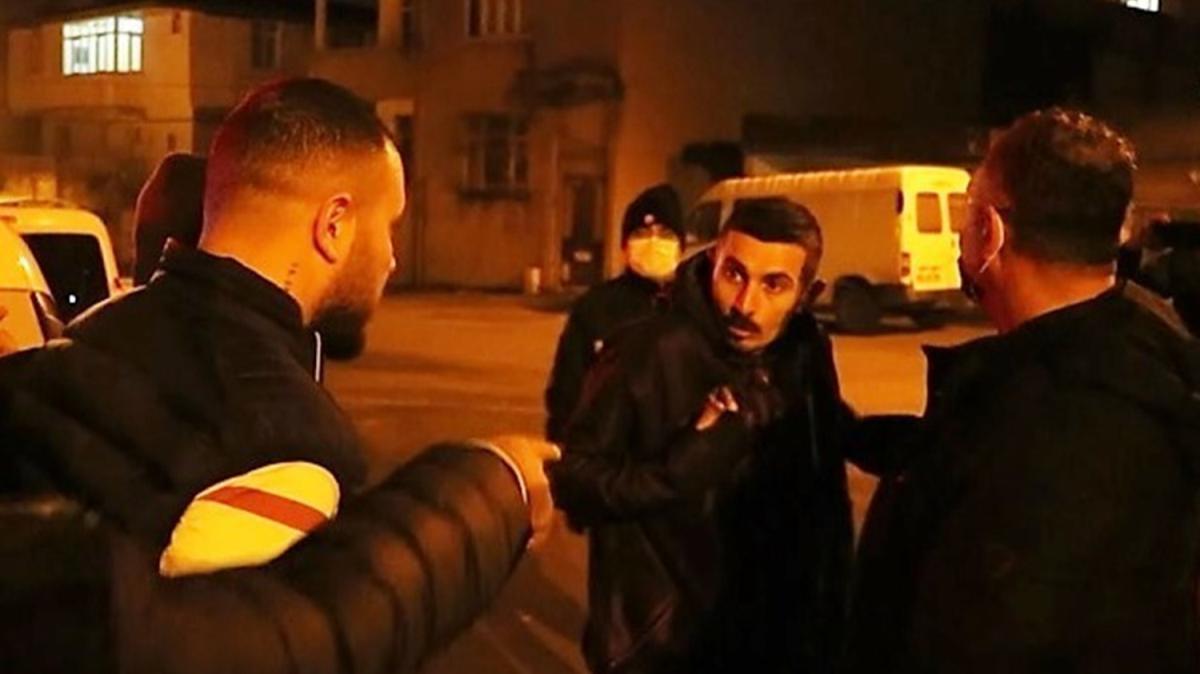Polis aracna arpp kamak isteyen 4 kiinin 'ofr bendim' tartmas