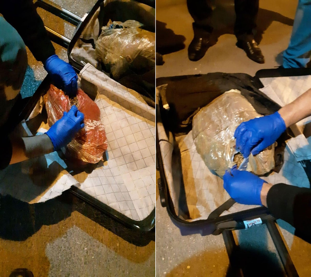 Adana'da valizinden uyuturucu kan kadn yolcu tutukland