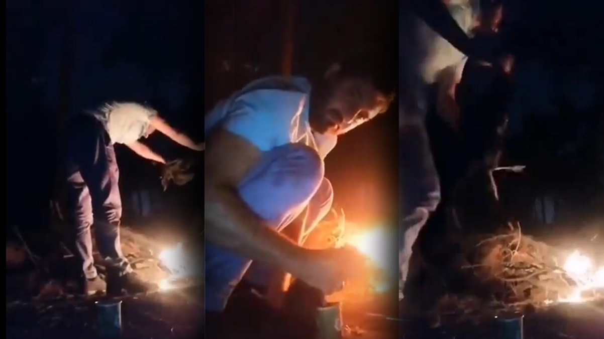 Sosyal medyay� aya�a kald�ran olay! Bo�az�n� kesti,  'Cinler alemine ada��m� verdim' dedi