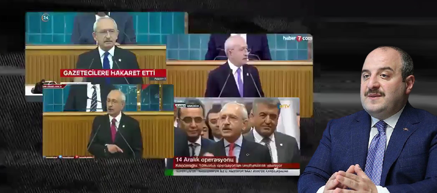Bakan Varank'tan K�l��daro�lu'na tepki: Fa�ist kime denir diye sorana bu videoyu izletin