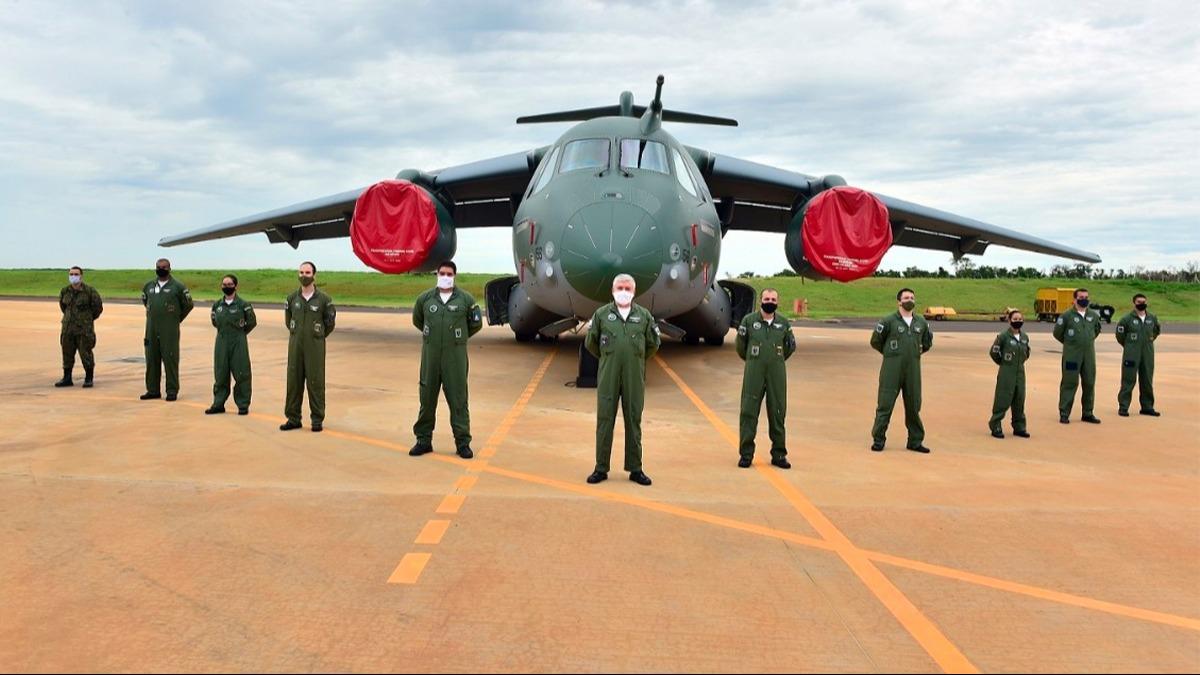 Brezilya Hava Kuvvetleri'ne drdnc C-390 ua teslimat