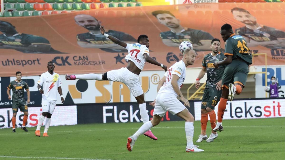 Ma sonucu: Aytemiz Alanyaspor 1-1 Yeni Malatyaspor
