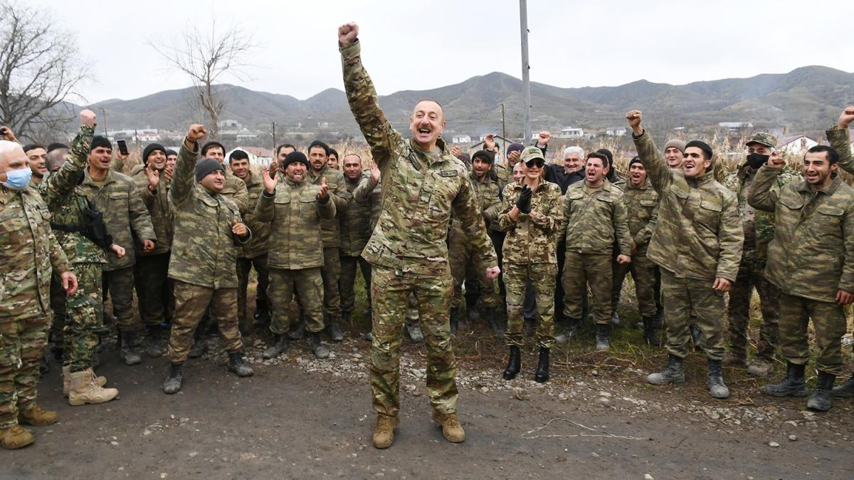 30 yl sonra Gubadl'da zafer pozu... Aliyev isyan etti: Sahtekarlar, hrszlar, yalanclar ve vahiler...