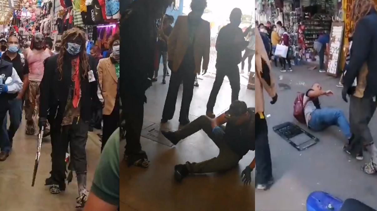 �lgin� 'maske tak' uyar�s�! Devriye gezip kafalar�na demir sandalye vurdular