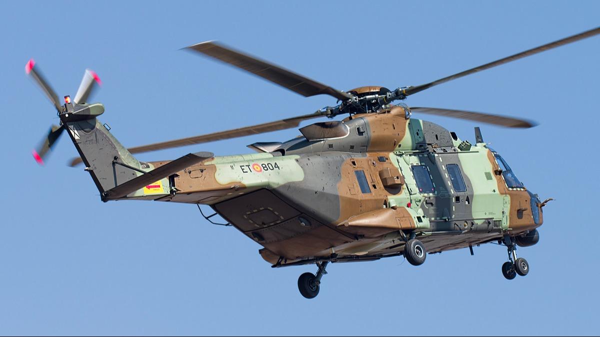 spanya'dan, NH90 helikopterleri iin 111 milyon avroluk szleme 
