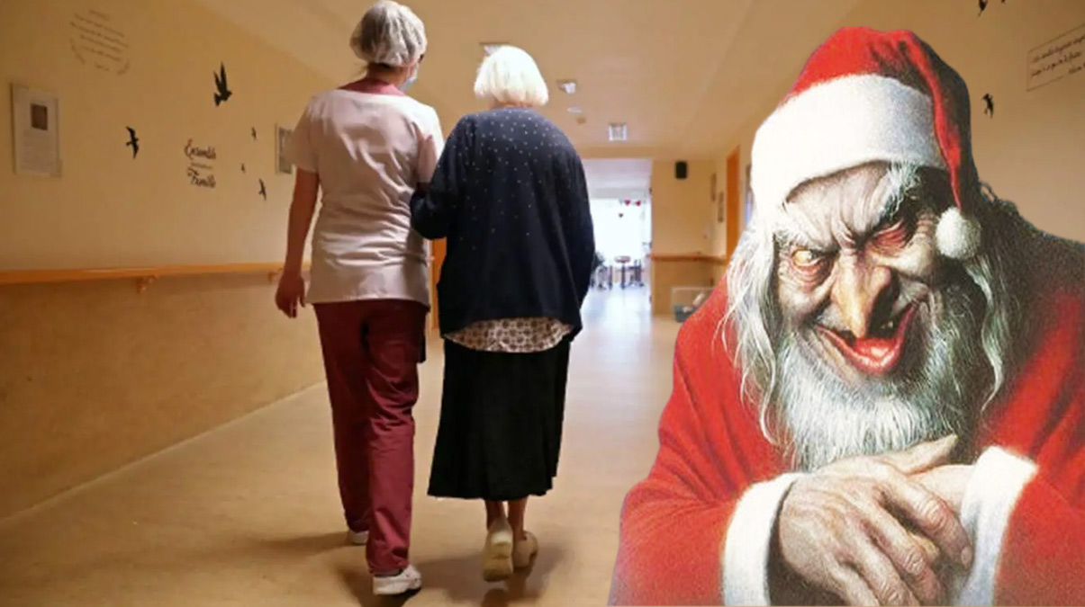 Akla ziyan olay! 'Noel Baba' ziyaret etti, 18 kii ld