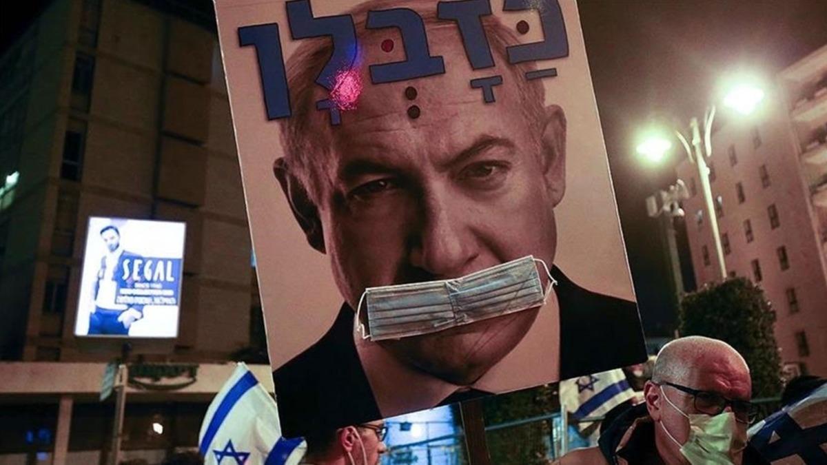 Netanyahu diktatrl! Barl gsterilere gzalt