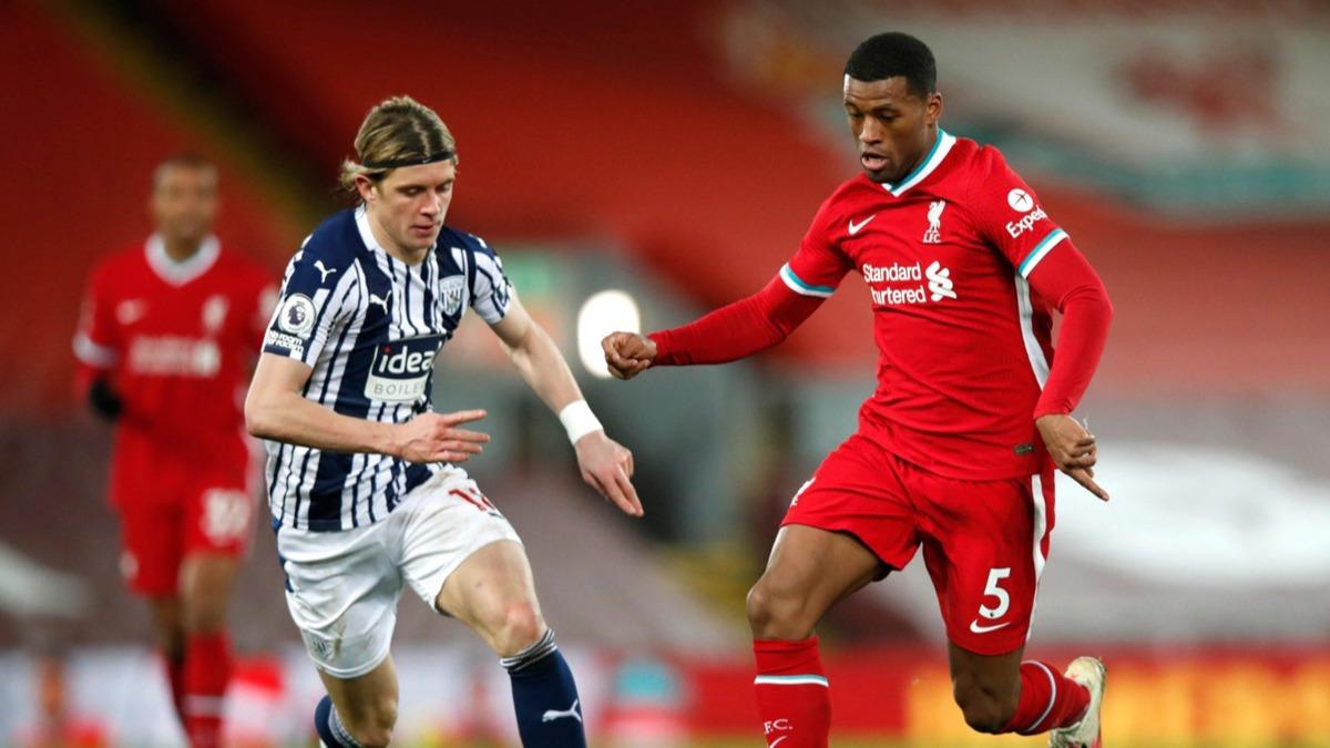 Liverpool evinde West Bromwich Albion'a takld 