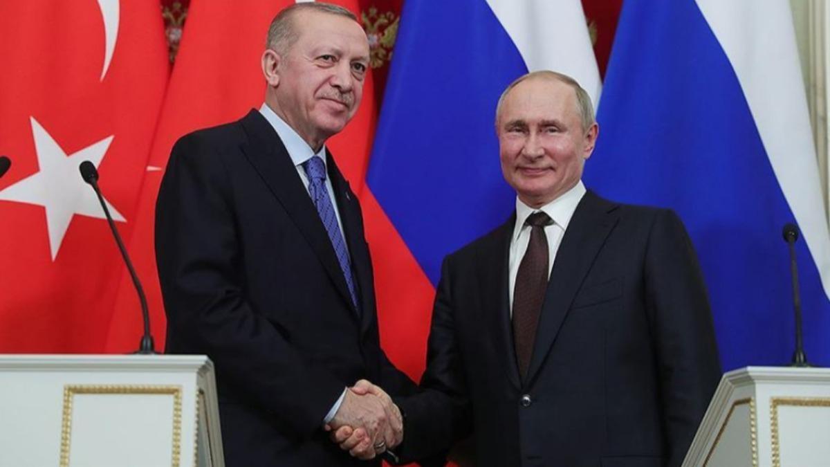 Putin'den Bakan Erdoan'a yeni yl mesaj: Ankara'yla verimli almalar yrteceimizden eminim