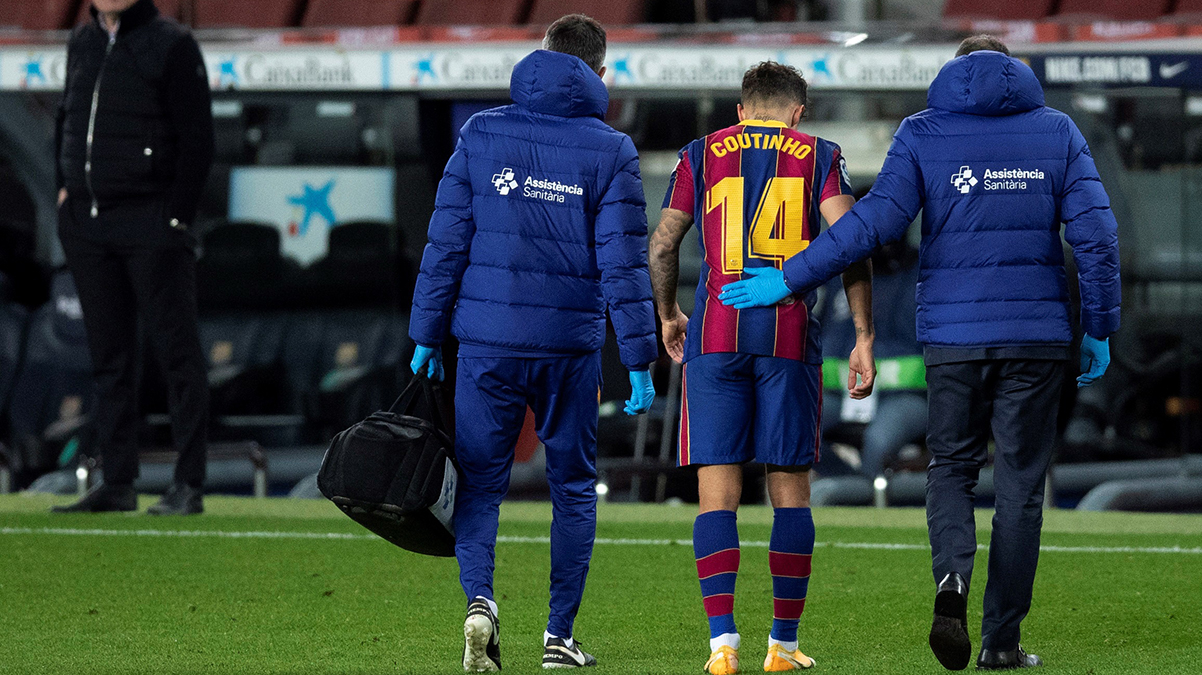 Barcelona'da Coutinho 3 ay yok
