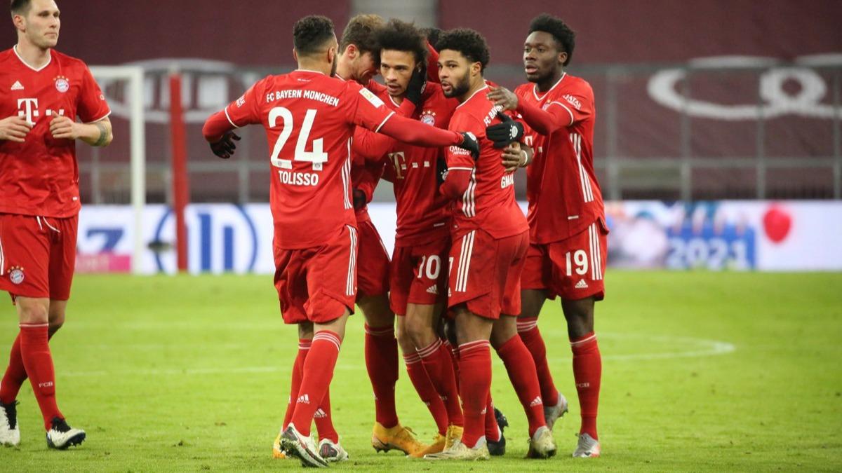Bayern Mnih liderlii 5 golle geri ald